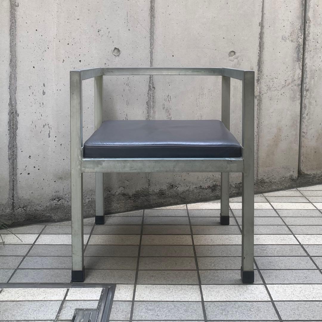 ビンテージ ポストモダン スチールフレームチェア 川久保玲 倉俣史郎