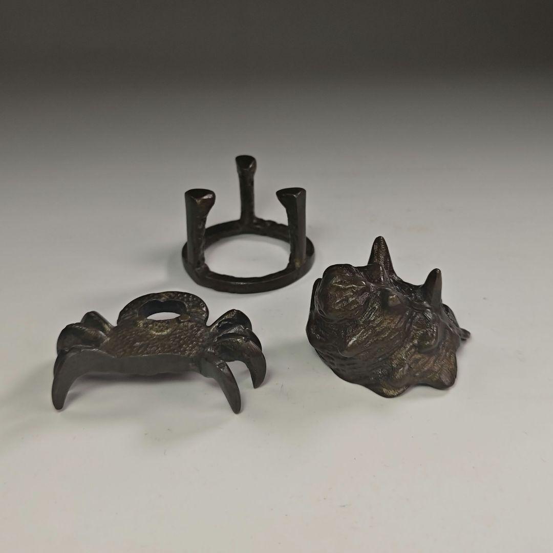 ウ304 七種蓋置『金谷浄雲作』『唐銅 七種蓋置 共箱』茶道具 - メルカリ