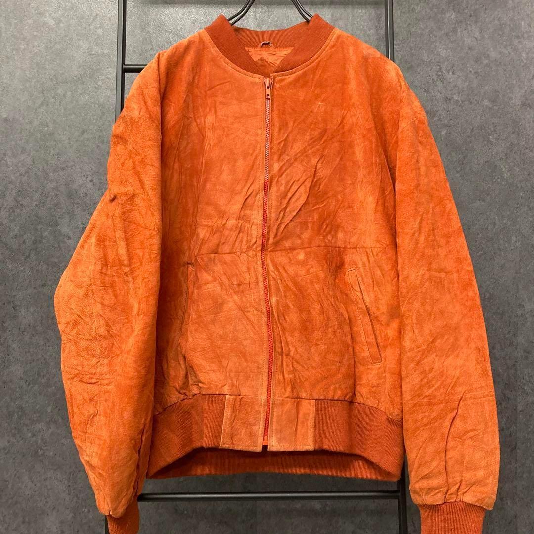 《US古着》ヴィンテージ スエード/レザー ジャケット/ブルゾン メンズL-XL