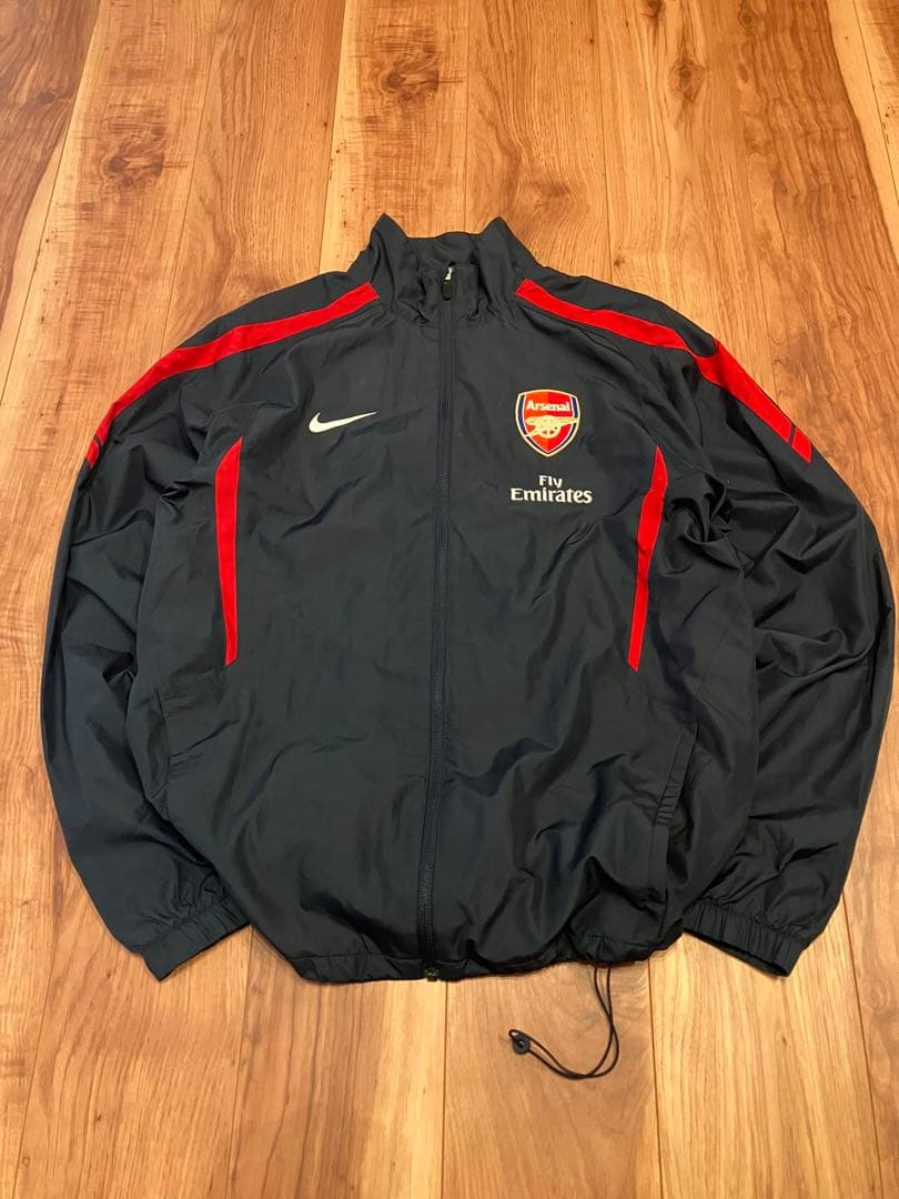 アーセナルFC NIKE ナイロンジャケット 古着 Mビンテージ ナイキ