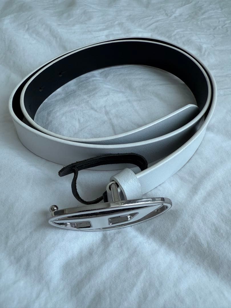 【せんにょん】DIESEL ホワイトレザーベルト 楽天市場】半額 スーパーセール DIESEL ディーゼル 腕時計 バンド 白