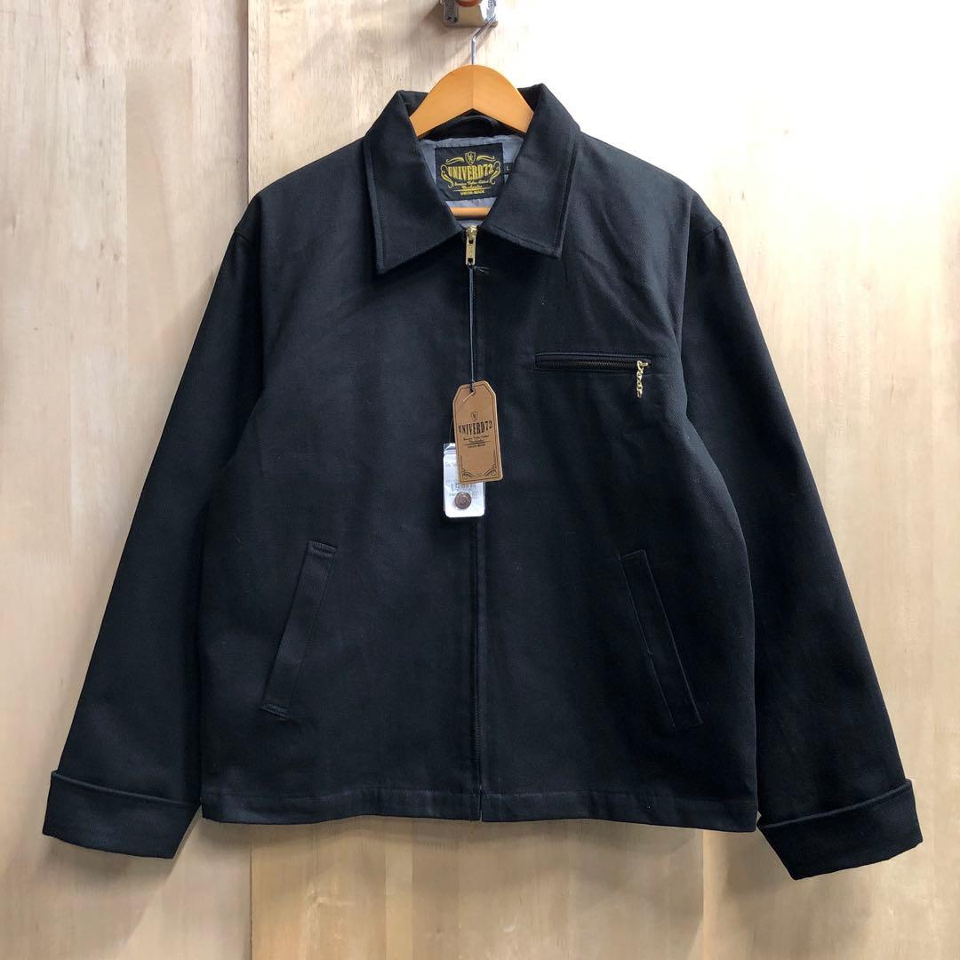 ギャバジャン ブルゾン ドリズラージャケット スイングトップ M 黒 無地