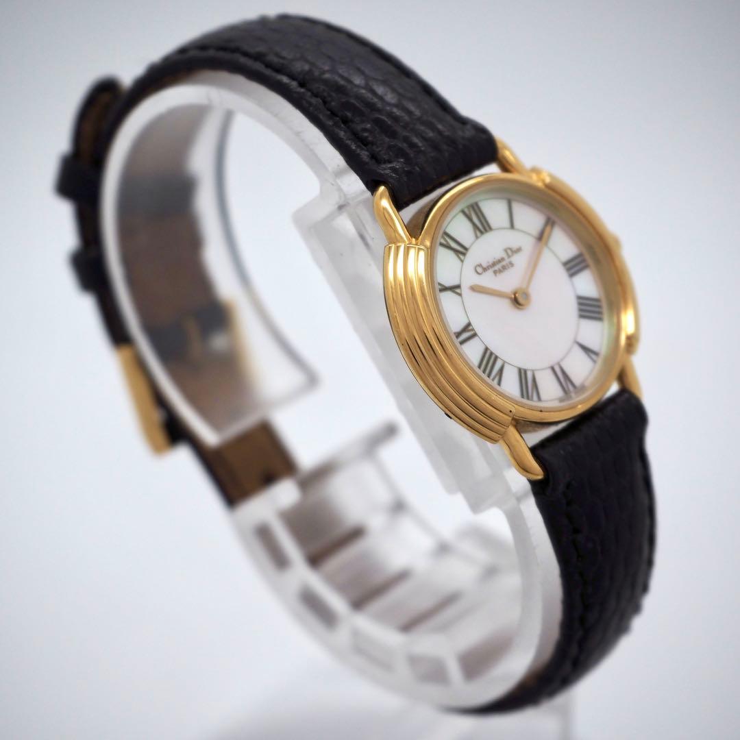 専用258 稼働【美品】クリスチャンディオール シェル ゴールド