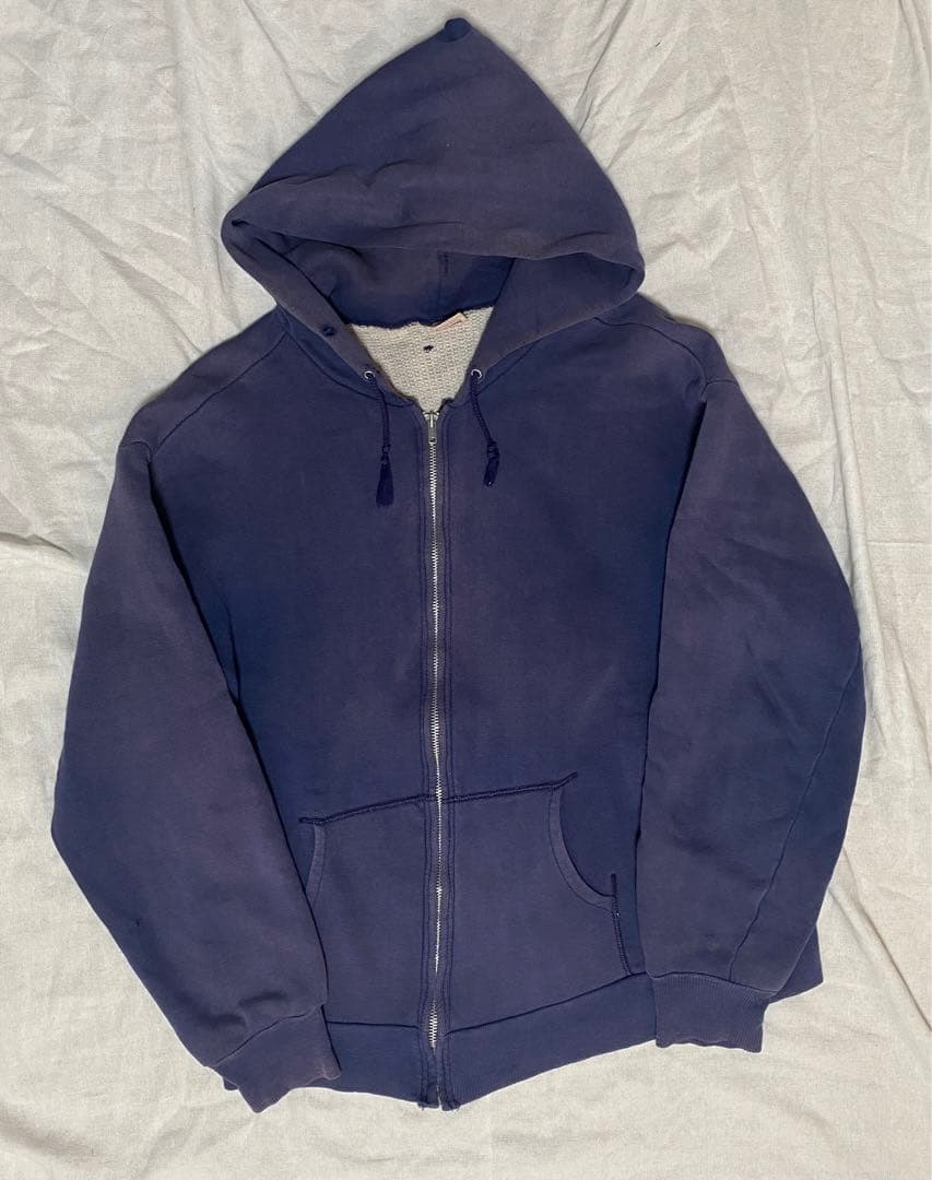 Healthknit 60s サンフェード 茄子紺 裏サーマル 赤タグ - メルカリ