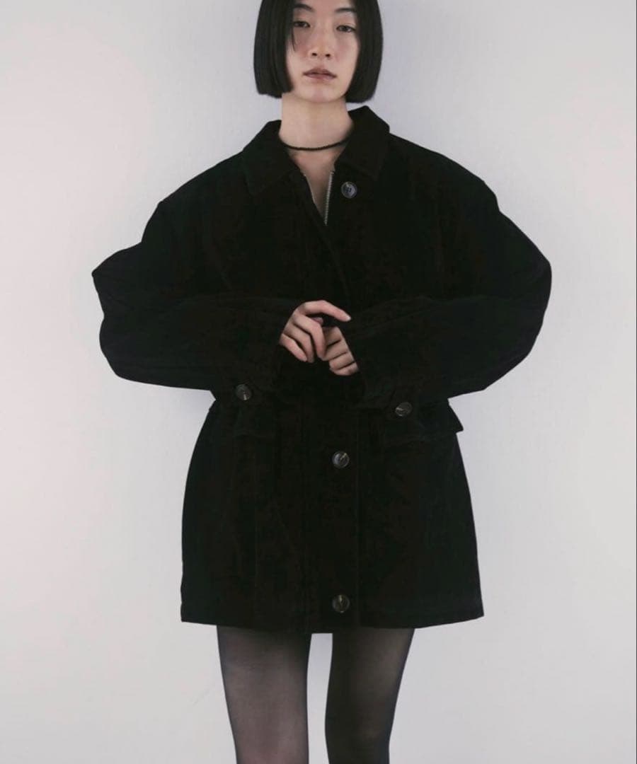 3日間限定値下げ aere eco suède coat - メルカリ