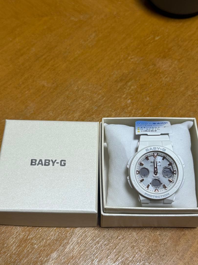 BABY-G ソーラー電波時計 ホワイト BABY-Gの中でも、最小モデルのソーラー電波時計|スタッフブログ|小林