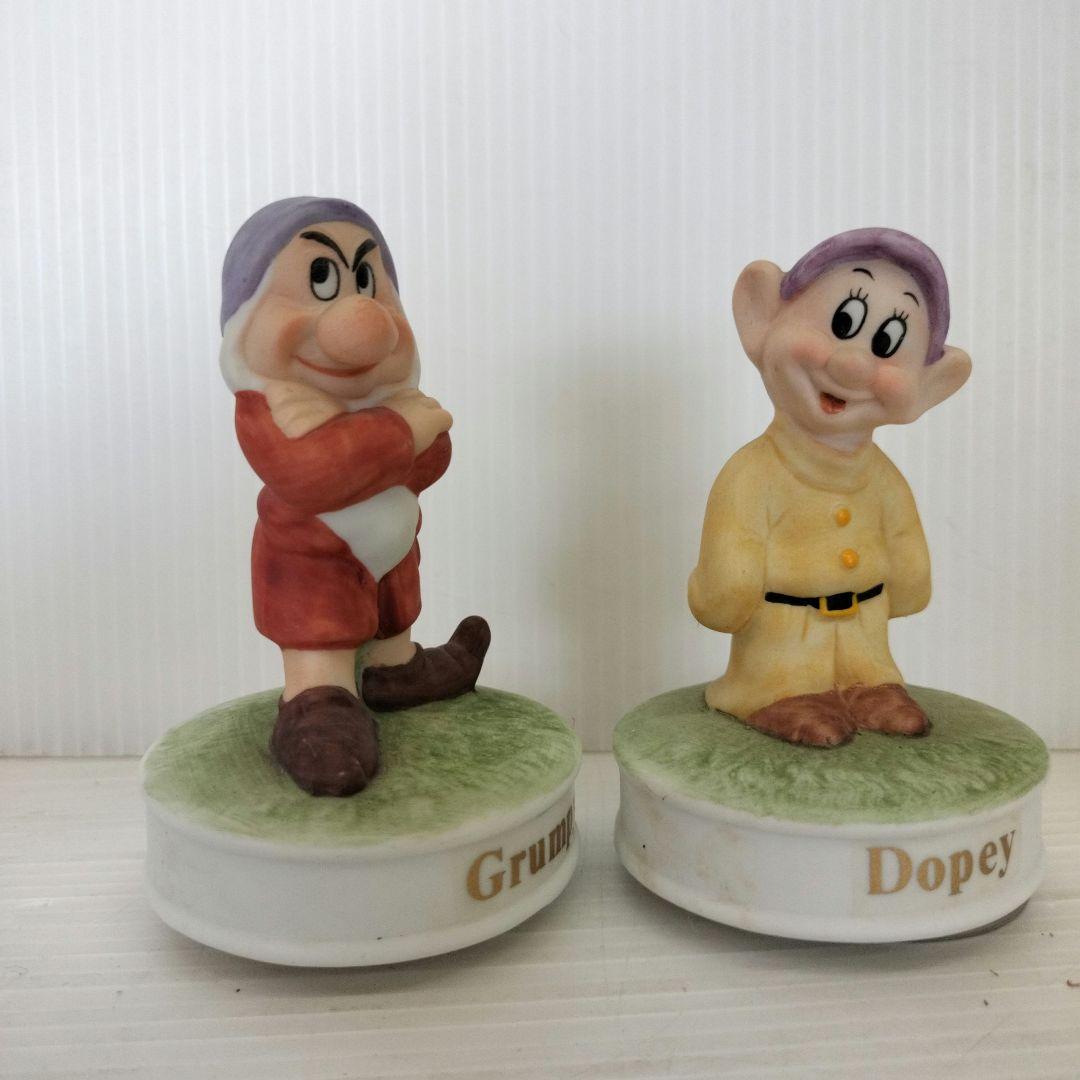 白雪姫と7人の小人 オルゴール 陶器 - メルカリ