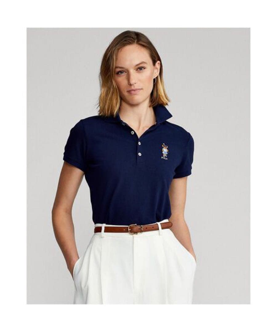 レアなベアータイプ♡ラルフローレン ポロベア刺繍ポロシャツ ネイビー