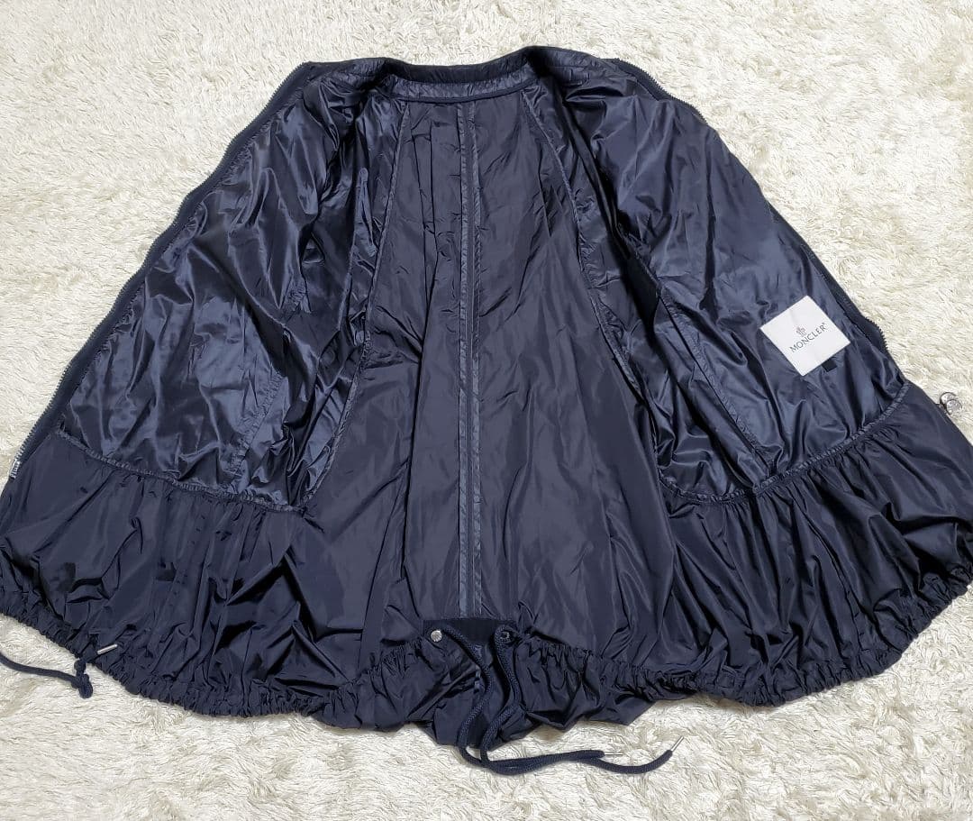 美品✨MONCLER ロングジャケット ダブルファスナー チェーン みんみん