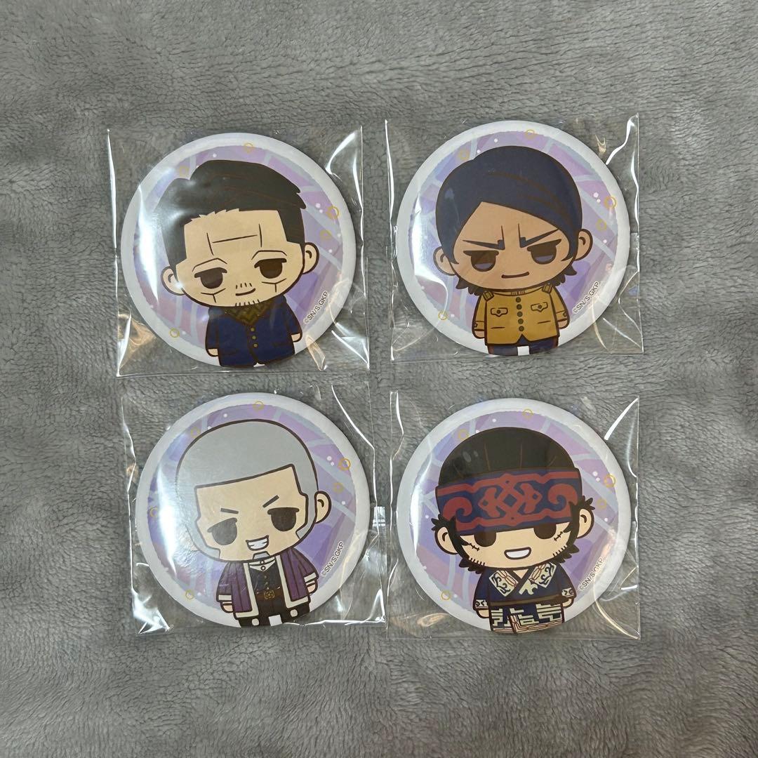 ゴールデンカムイ セガラッキーくじ 缶バッジ 鯉登少尉 菊田 白石