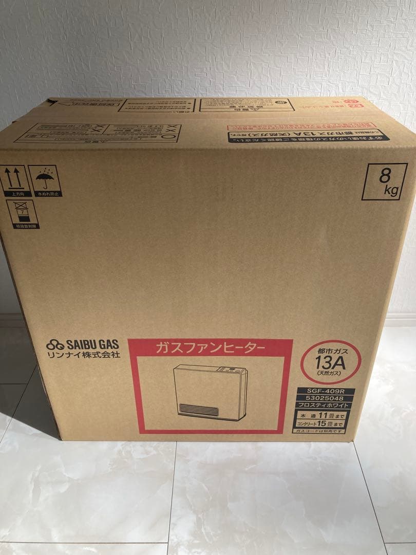 都市ガス用ガスファンヒーター SGF-409R - メルカリ