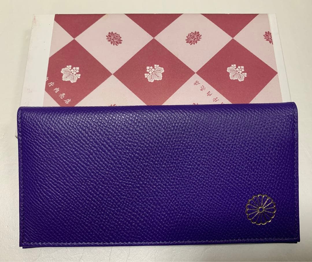 新品・未使用】皇居 長財布 パープル - メルカリ