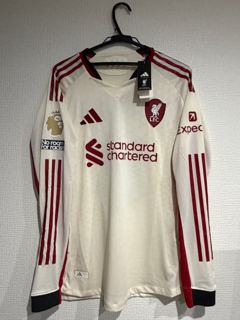 リヴァプール 25/26 アウェイ オーセンティック長袖ユニフォーム