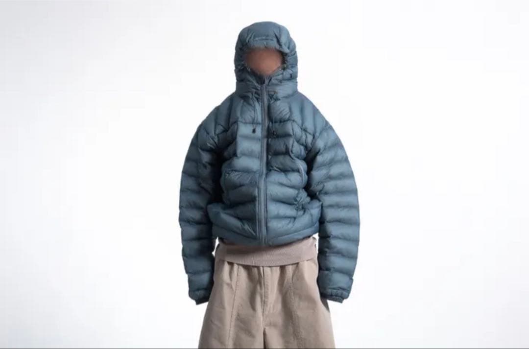 COLN puffer jacket ダウン パデッド 水色 韓国