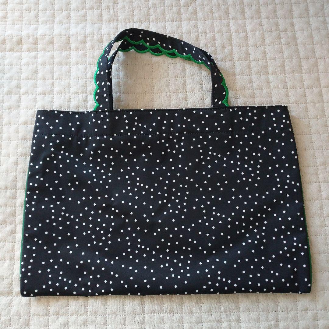 elu フルールトート ブラック ドット - メルカリ