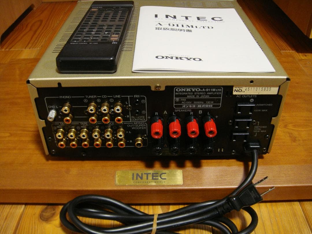 整備済 ONKYOオンキョー アンプ A-911M LTD リモコン取説付 - メルカリ