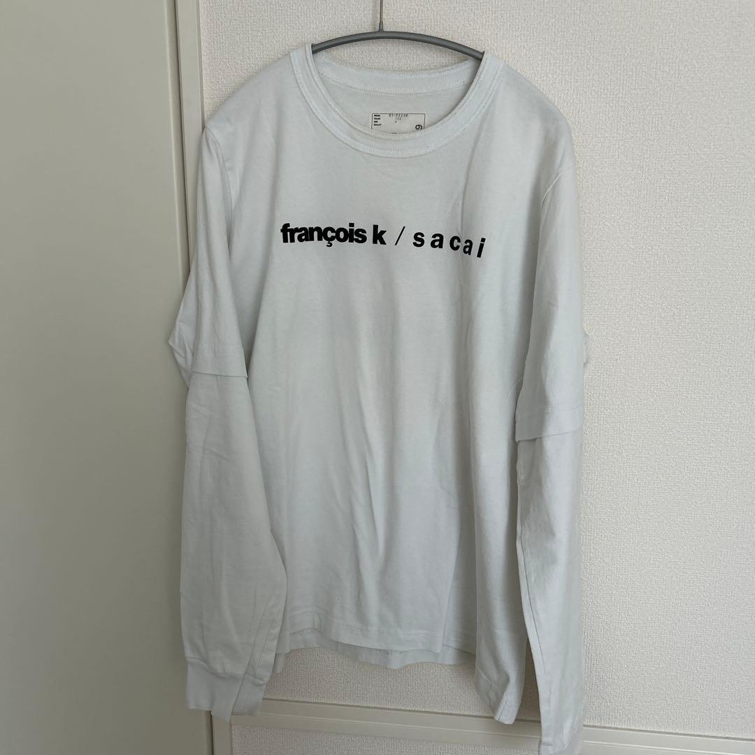 ロンT フェイクレイヤード 白 sacai コラボ francois K - メルカリ