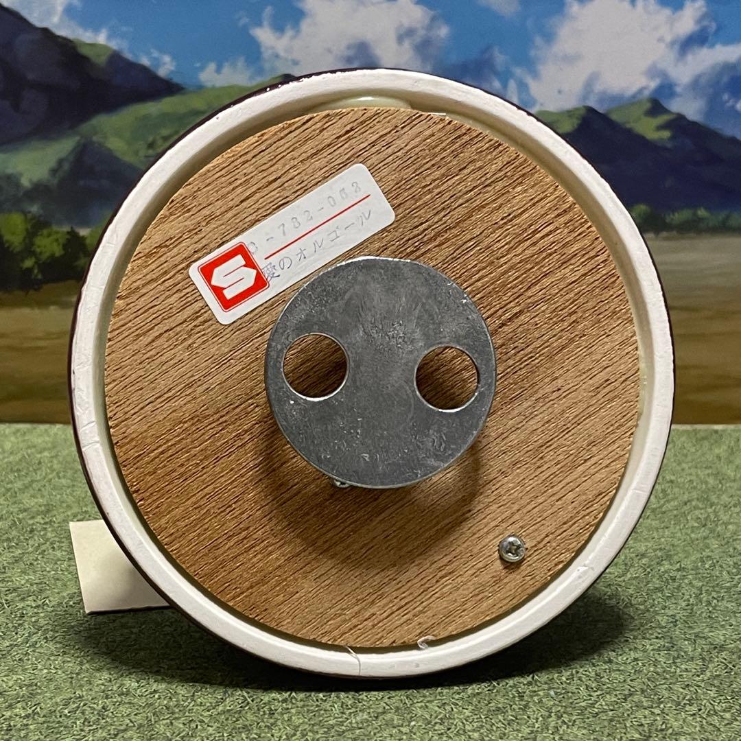 日本野鳥の会 監修キビタキ 陶器製 オルゴール 名曲 『愛のオルゴール