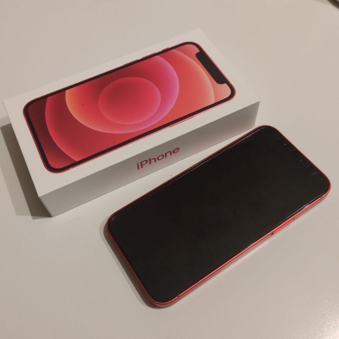 Apple iPhone 12mini 64G レッド - メルカリ