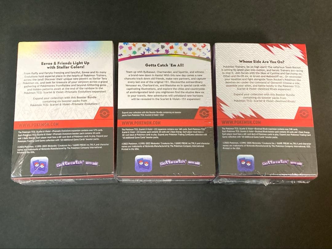 ポケモンカード 英語版 bundle box 未開封 シュリンク付き 3セット