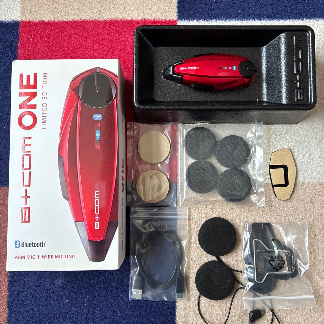 限定3000台』B+COM ビーコム ONE ワン Ruby Red - メルカリ