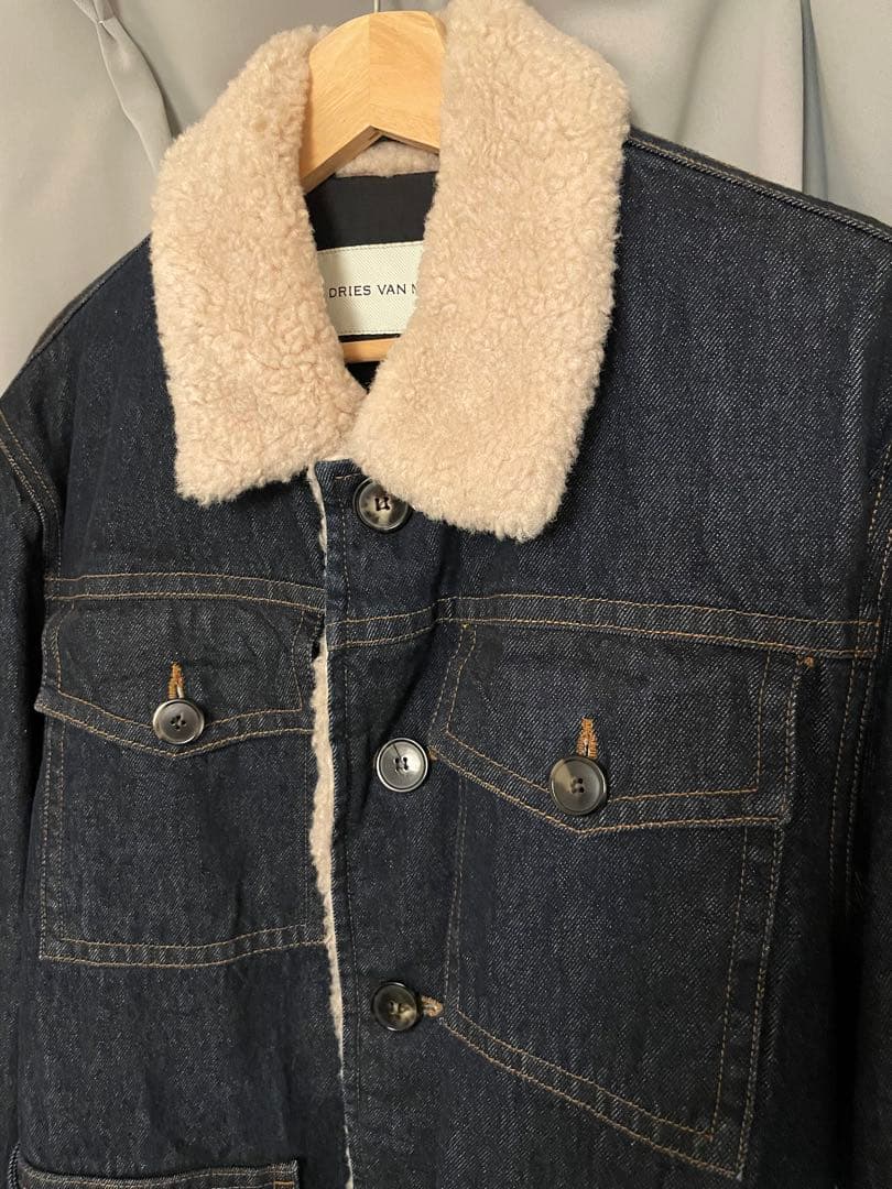 dries van notten 24AWボアデニムジャケット - メルカリ