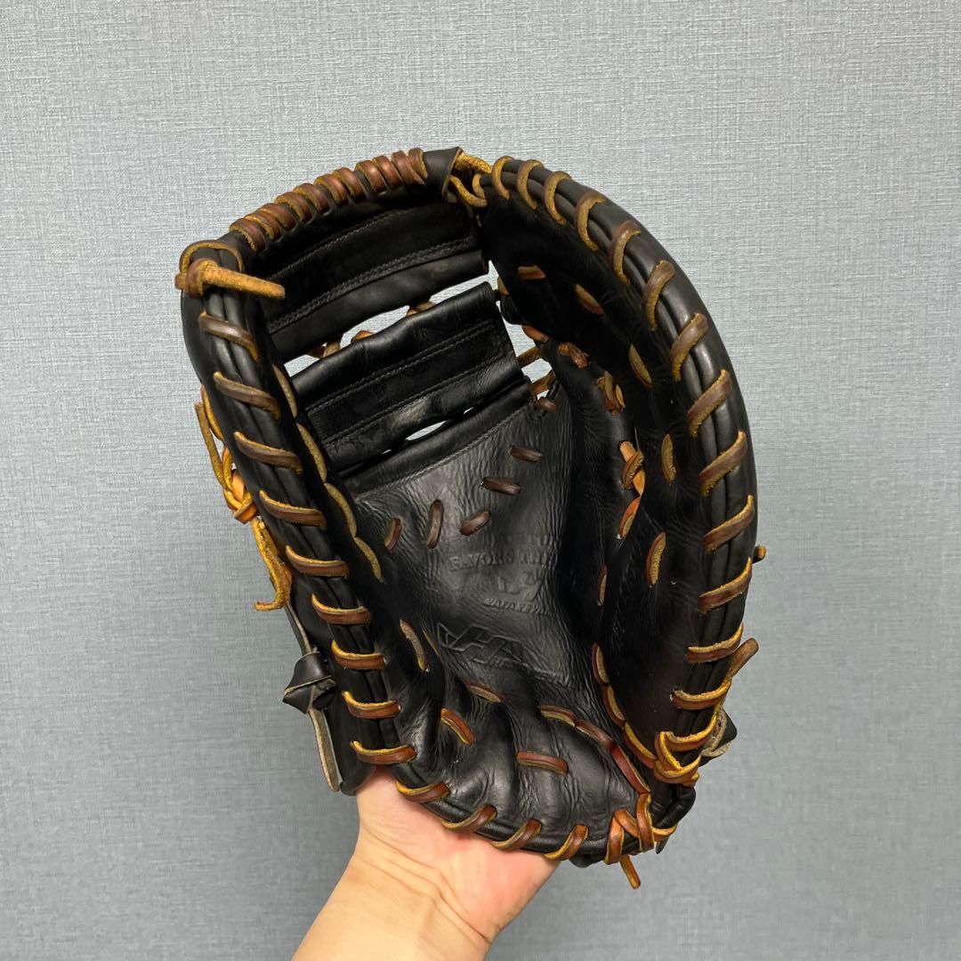 1046 ハタケヤマ 即戦力 型良 軟式 ファーストミット B988973