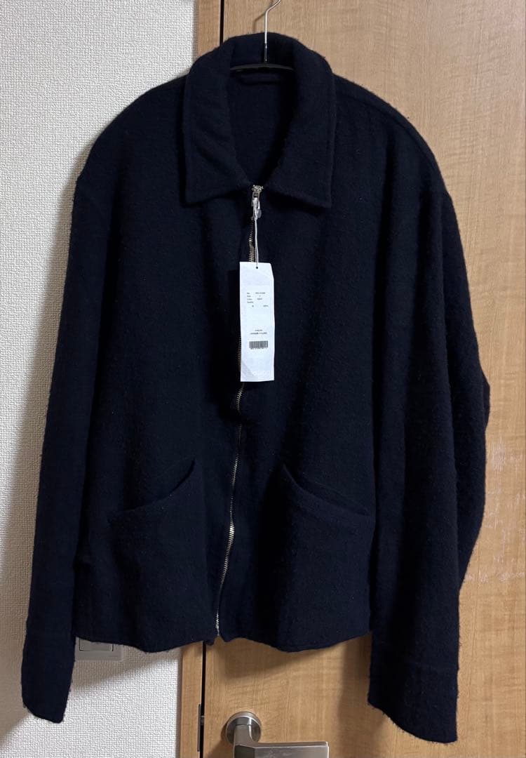 COMOLI 縮絨ウールジップショートジャケット サイズ3 コモリ COMOLI (コモリ) 縮絨ウール ジップショートジャケット