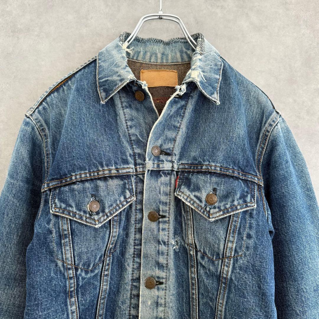 60s LEVI'S デニムジャケット4th 70505 BIG Eブランケット - メルカリ