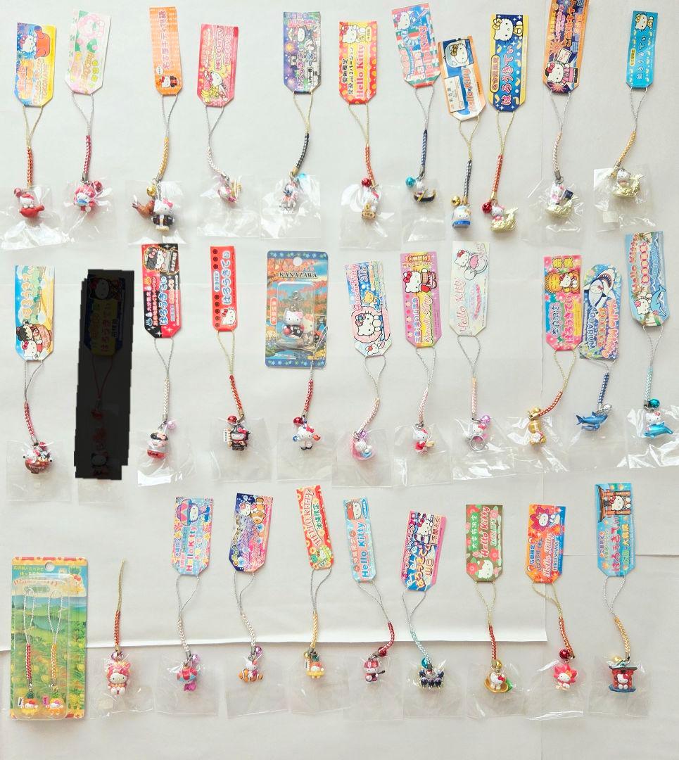 ご当地キティ根付け★まとめ売り 販売終了レア品含む】22個セット ご当地キティちゃん 根付けストラップ