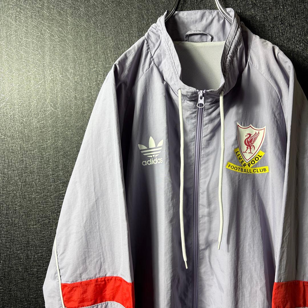 ☆リヴァプールFC】 adidas 古着 メンズ アウター ナイロンジャケット