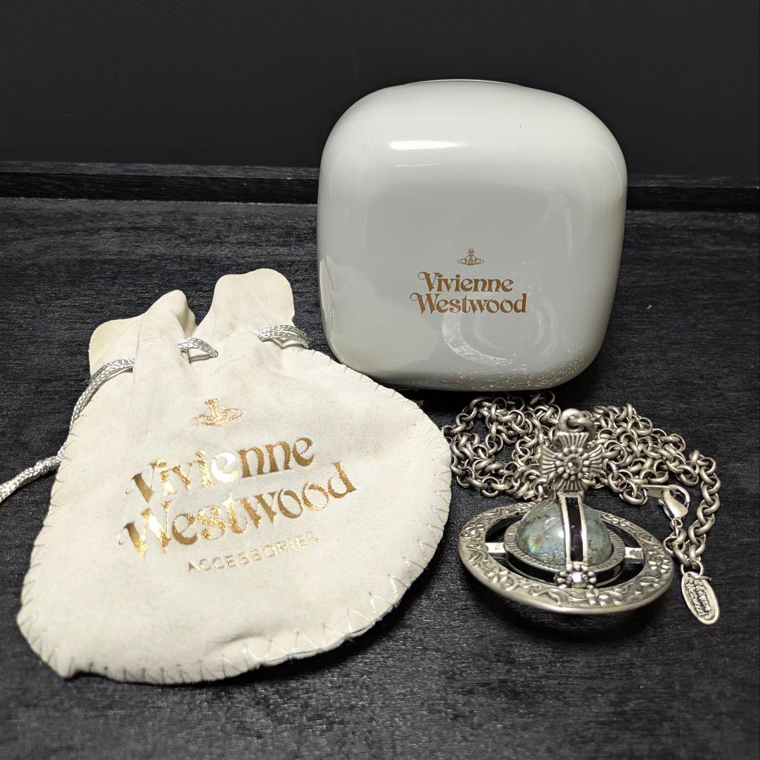 vivienne westwood 天然石 オーナメンタルオーブネックレス - メルカリ