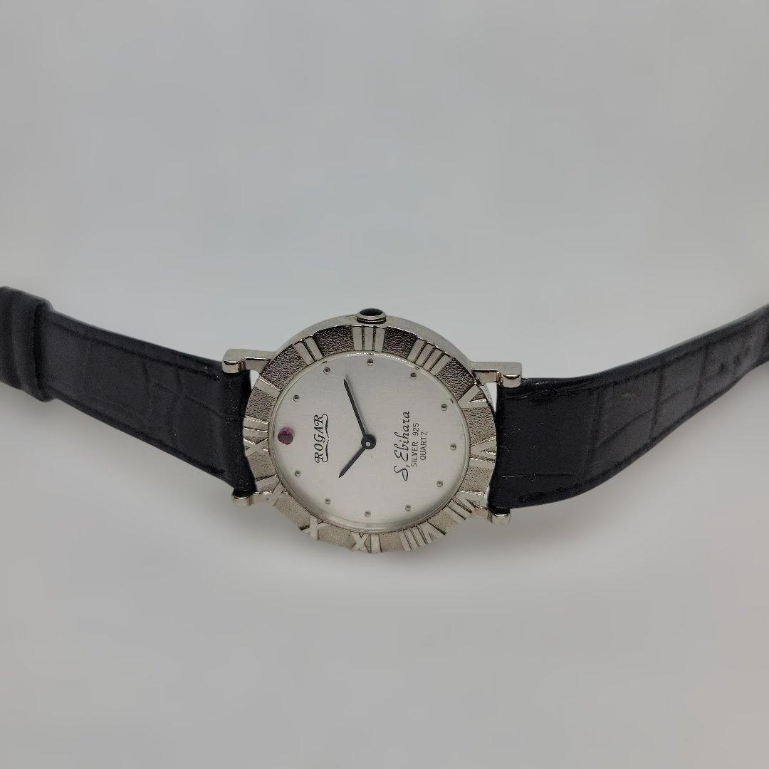 稼働 ROGAR S. Ebihara シルバー925 メンズクォーツ腕時計 - メルカリ