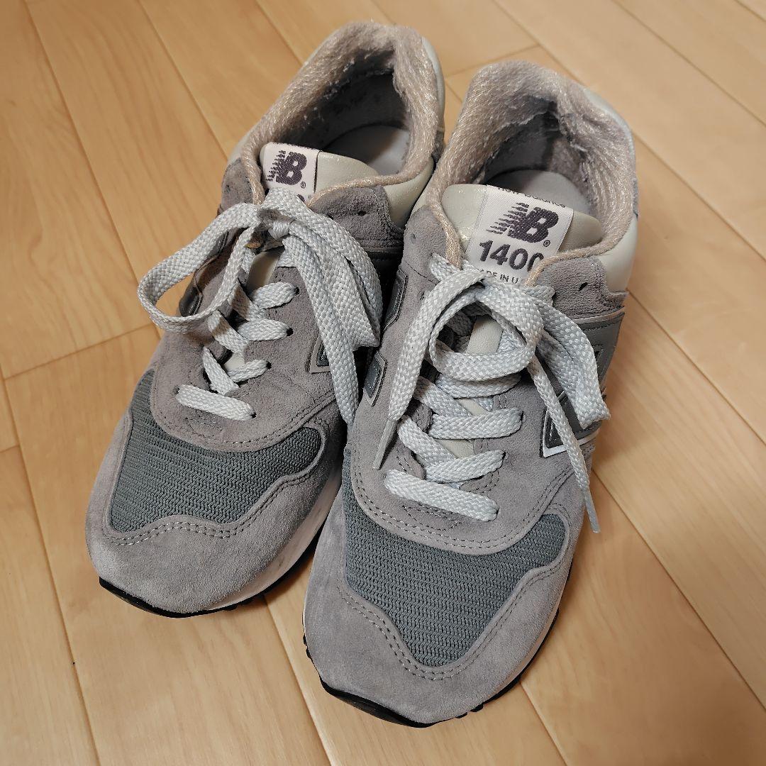 New Balance 1400 グレー 24センチ ニューバランス USA製 - メルカリ