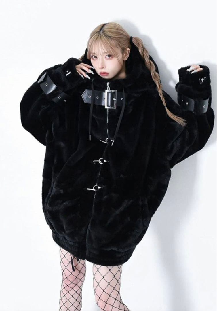 REFLEM レフレム ファイヤーマンバックルベルトハイネック ファー