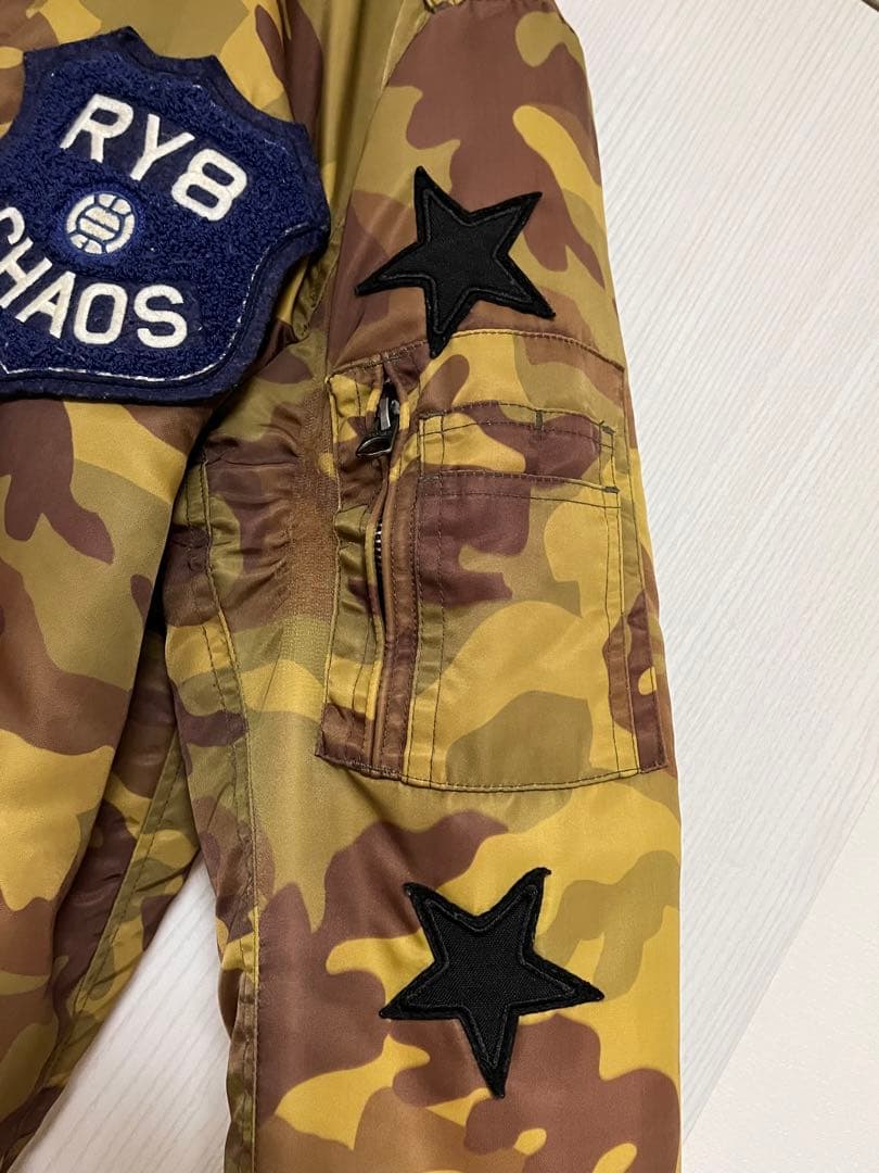 REPLAYリプレイMA1ジャケット 迷彩 - メルカリ