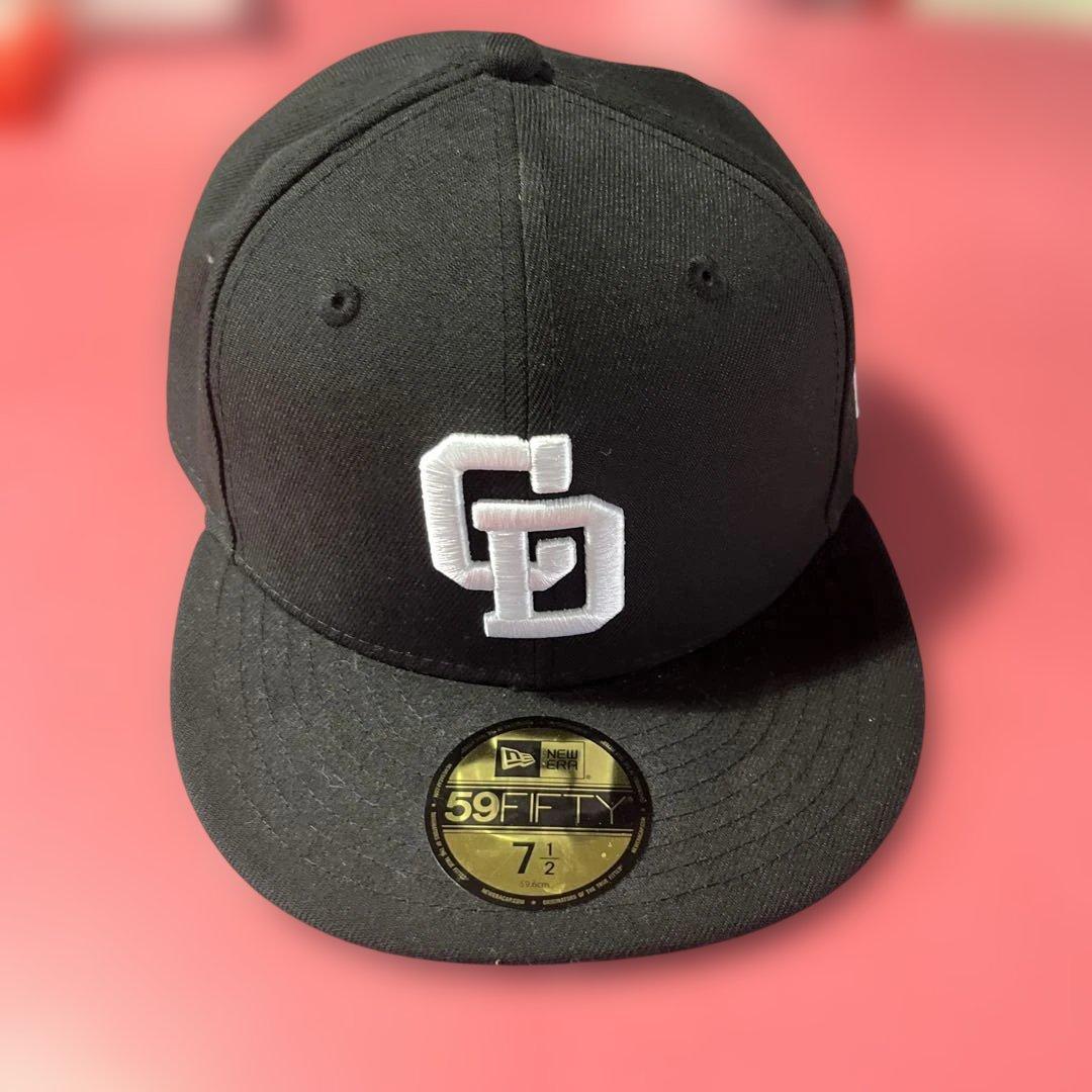 New Era 中日ドラゴンズ 59FIFTY ブラック キャップ - メルカリ