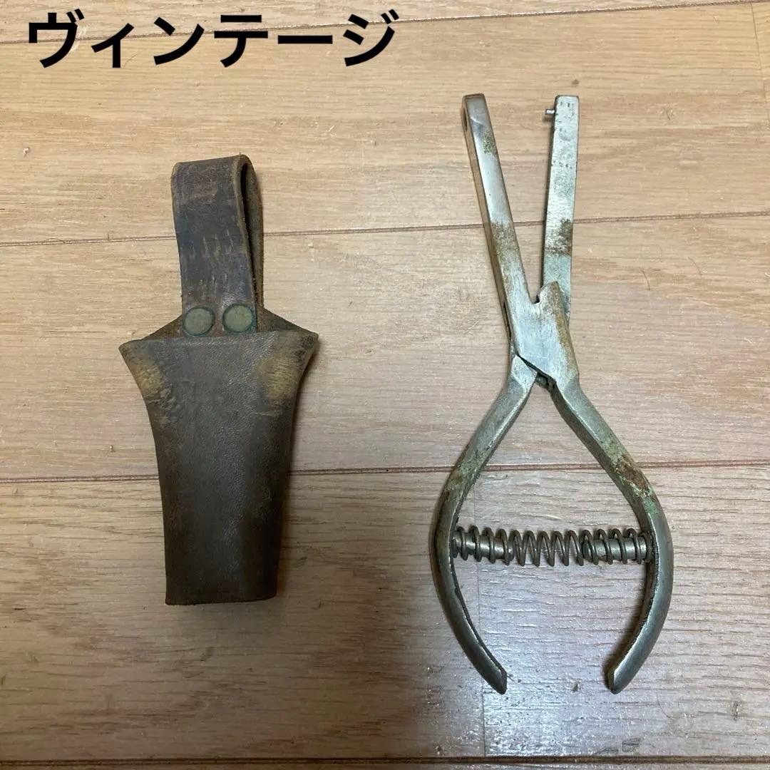 昭和 当時物 レトロ 希少 国鉄 切符 ハサミ 改札鋏 切符切り