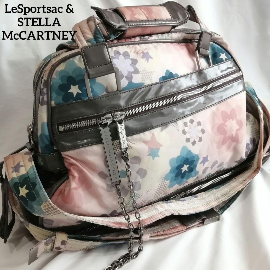 希少 レスポートサック & ステラマッカートニー ボストンバッグ 花柄