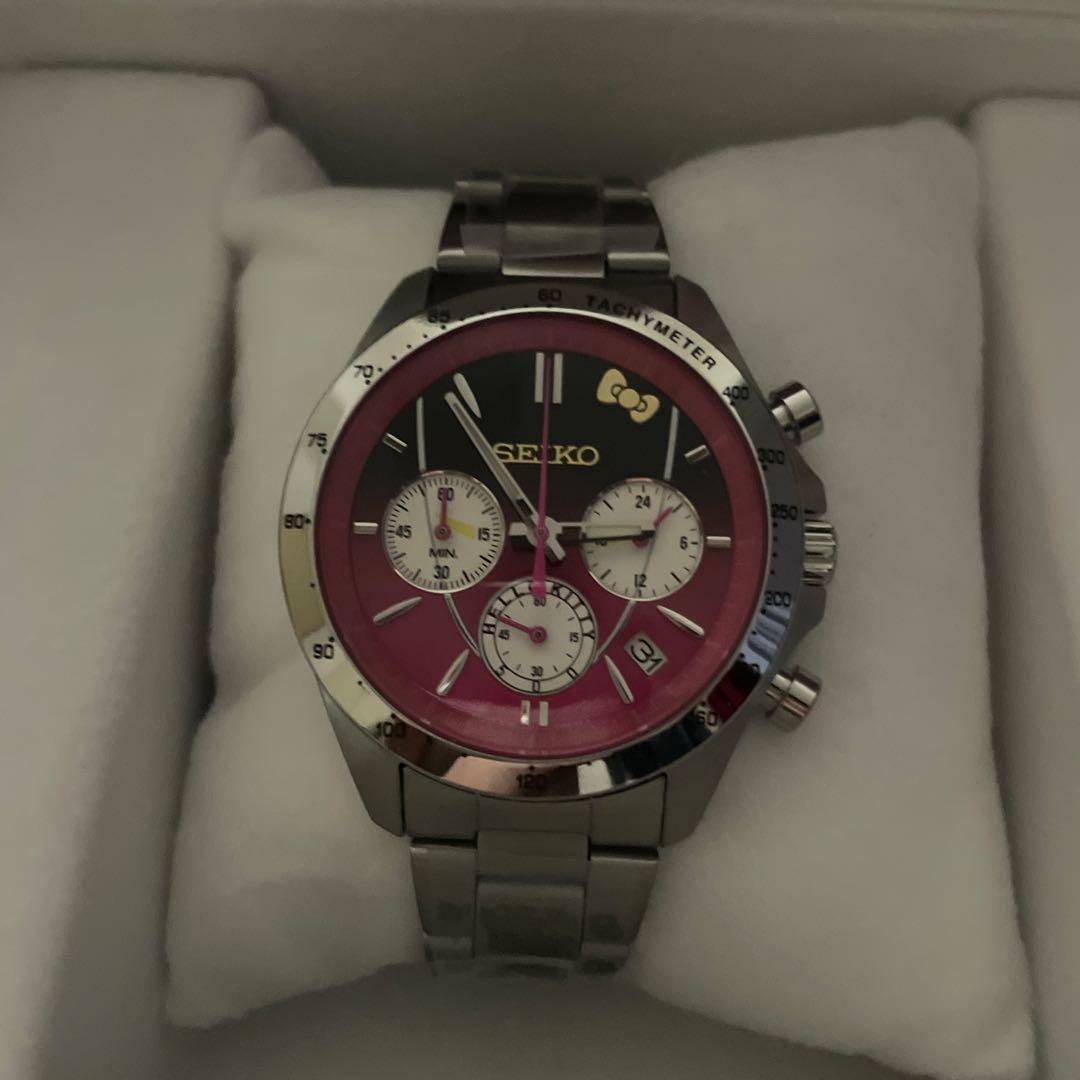 ゆ*ん　SEIKO 500系新幹線25周年 ハローキティ ウォッチ 500系新幹線の25周年を記念して エヴァンゲリオン新幹線「500 TYPE EVA