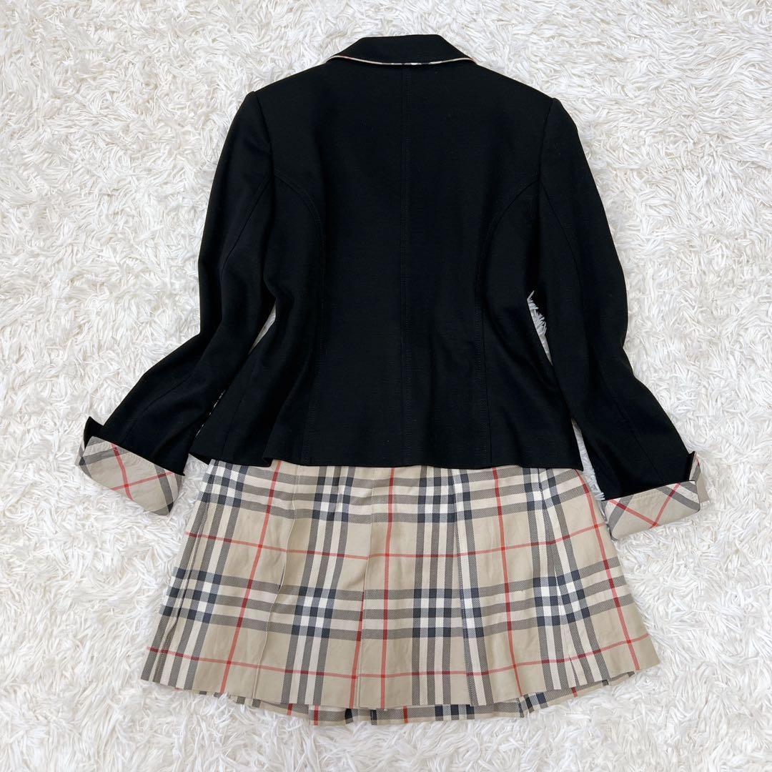 美品》バーバリー セットアップ 150 フォーマル スカート ノバチェック