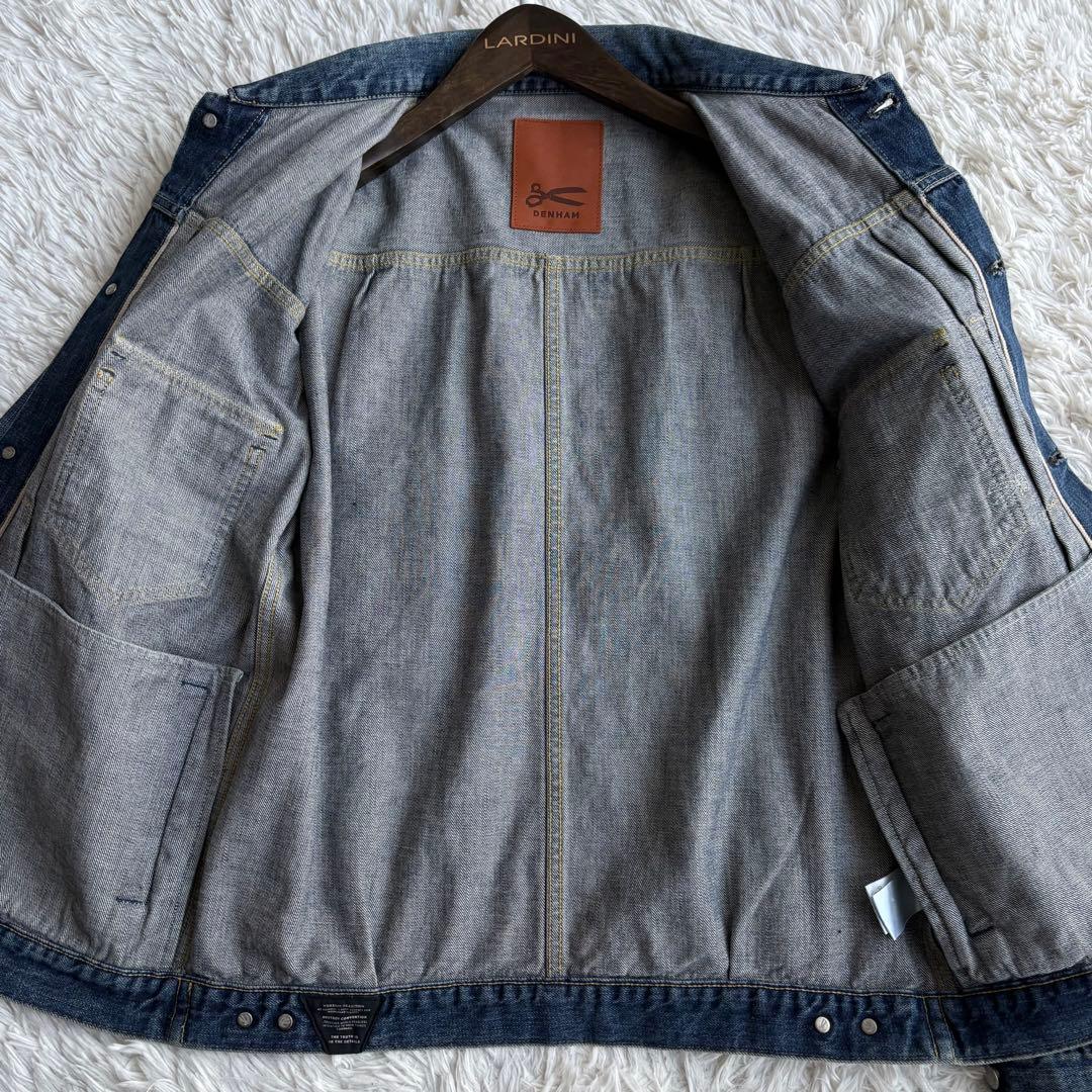 美品 デンハム デニムジャケット 2024年製 TRACE CURVING M - メルカリ