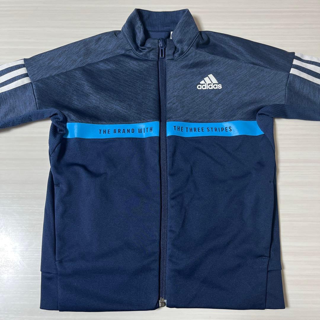 adidas ネイビージップアップジャケット ジャージ サッカー - メルカリ
