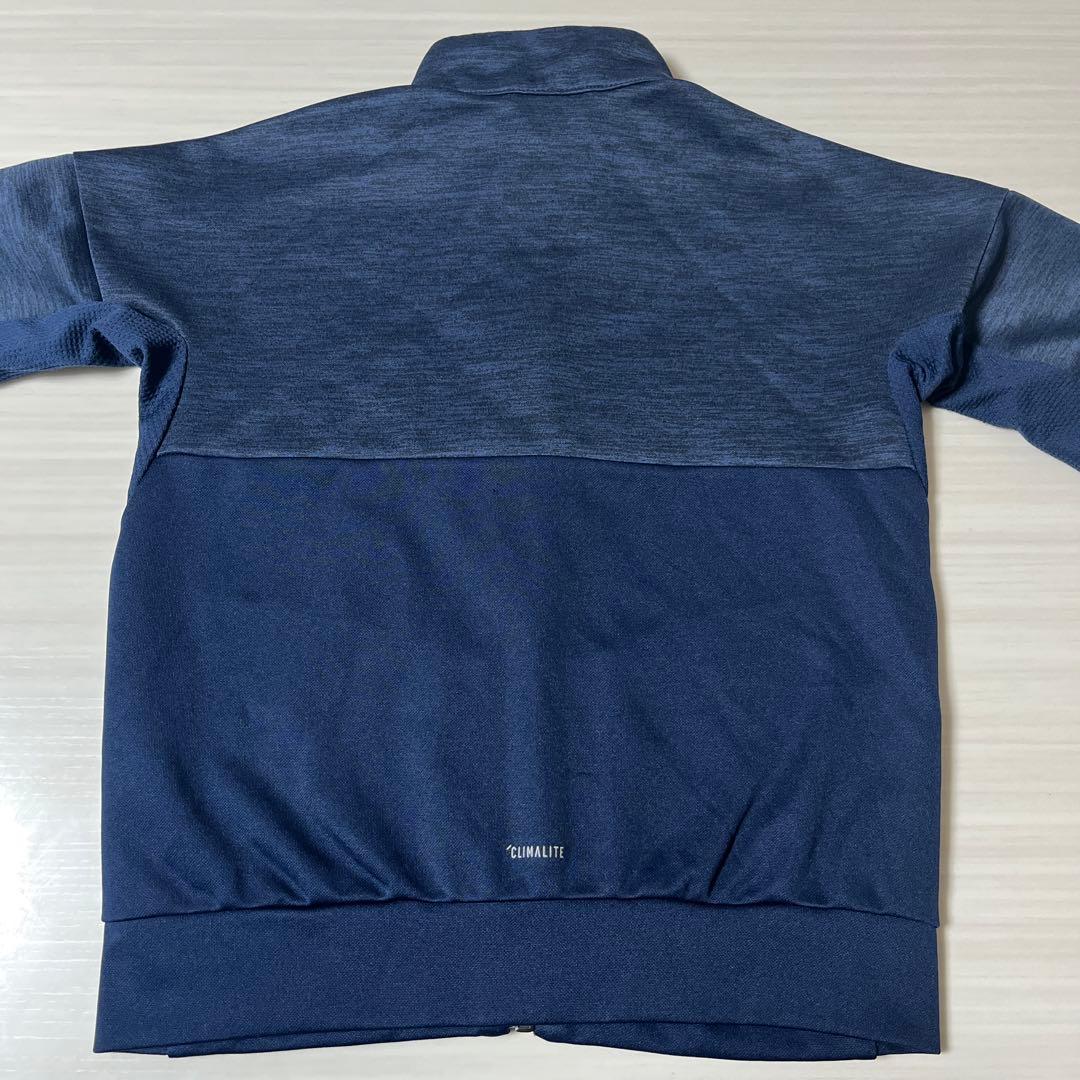 adidas ネイビージップアップジャケット ジャージ サッカー - メルカリ