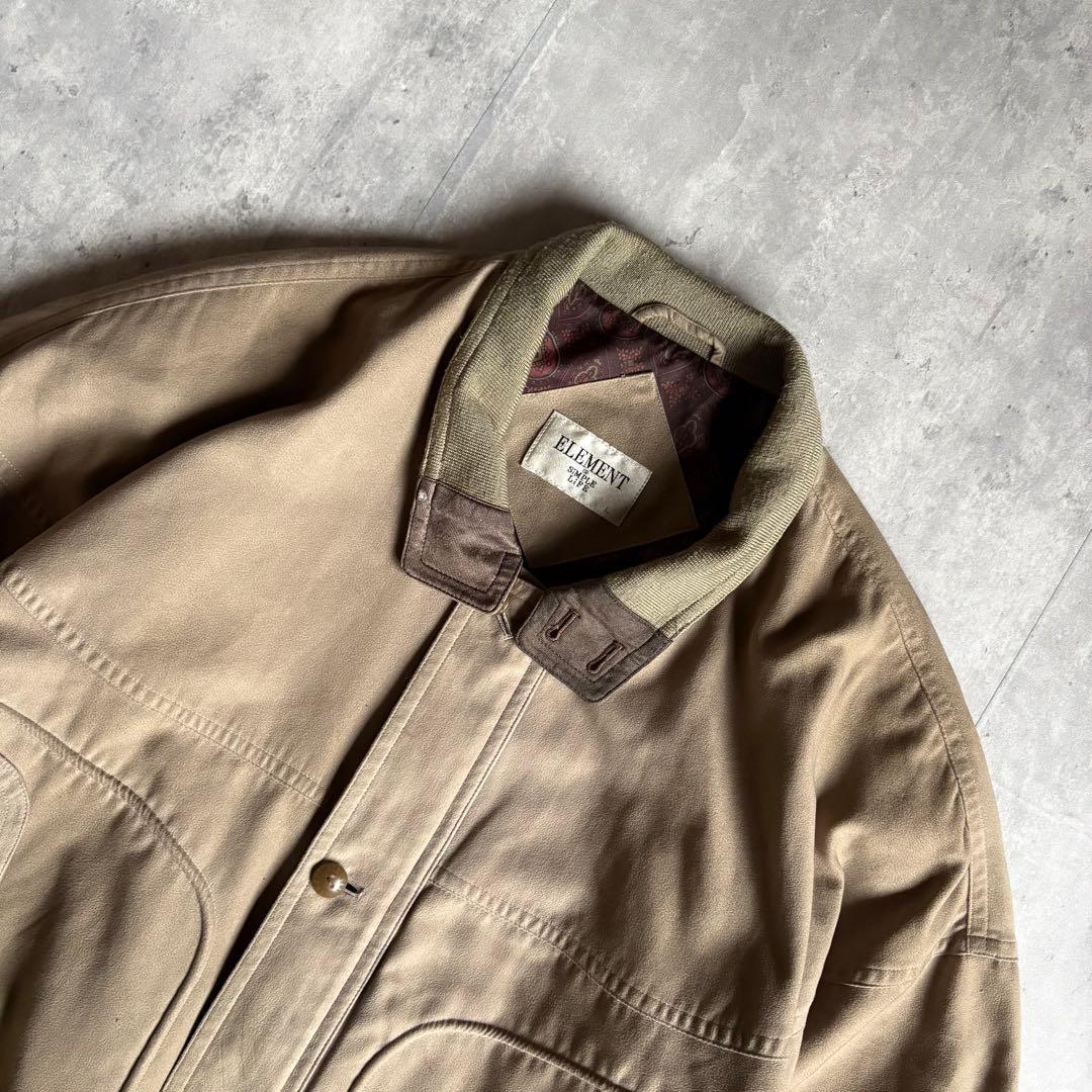 80s vintage】スイングトップ 裏地ペイズリー セパポケ 短丈 古着