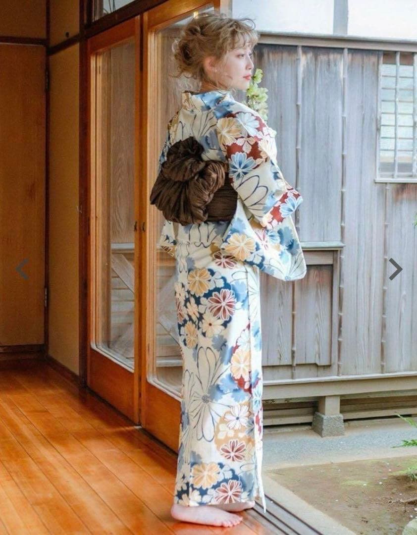 Dita 浴衣 古典百花繚乱 浴衣＋兵児帯＋下駄