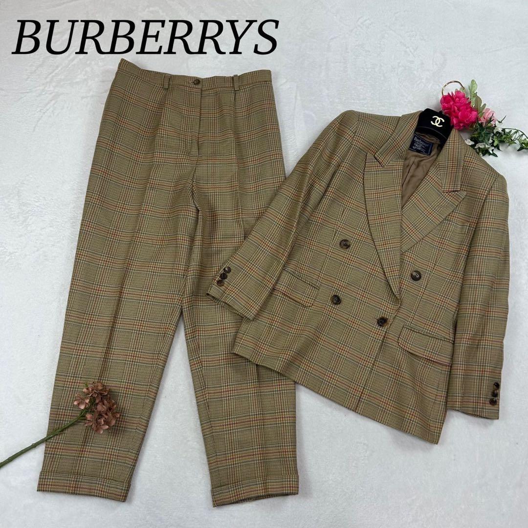 J227 M バーバリー スーツ上下 ベージュ イエロー レディース 楽天市場】セットアップ スーツ レディース 春秋 パンツスーツ 丸首