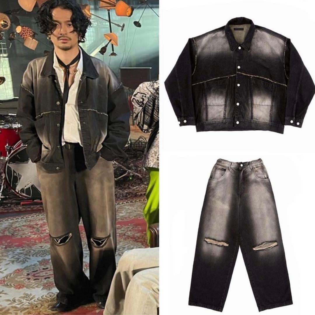 kinggnu 常田大希着用 デニムセットアップ - メルカリ