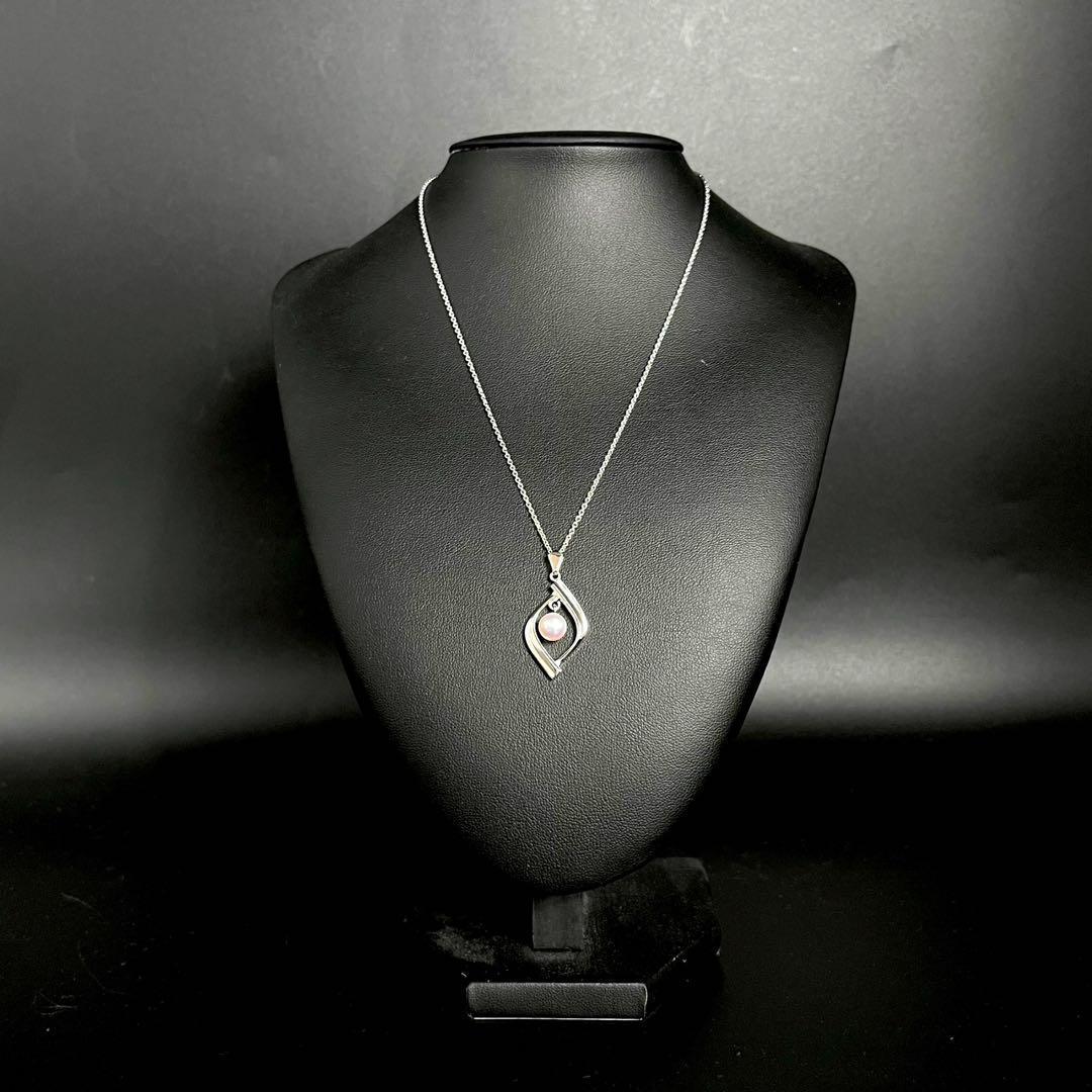 極美品✨ MIKIMOTO パール 6.9mm ネックレス　本真珠　シルバー