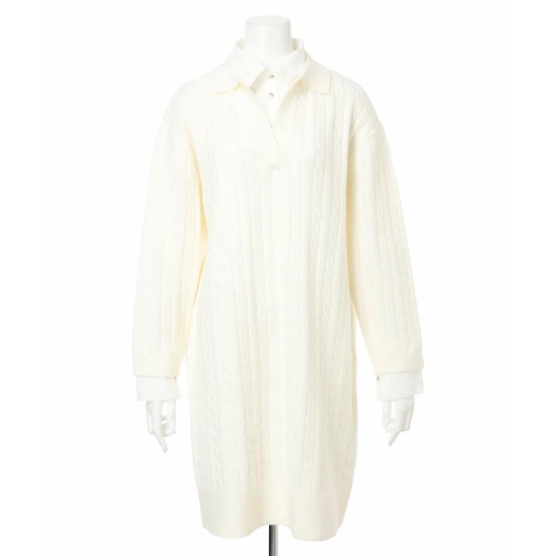 新品タグ付☆JUSGLITTY レイヤードケーブルミニワンピース - メルカリ